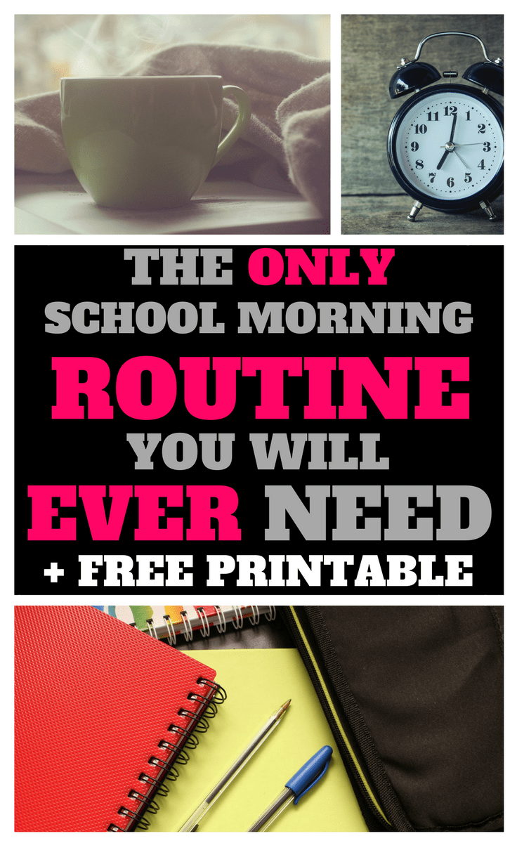 alarm clock, school morning, morning coffee, school routine, school books