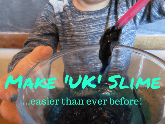 How to make UK slime, Simple slime recipe, slime for kids