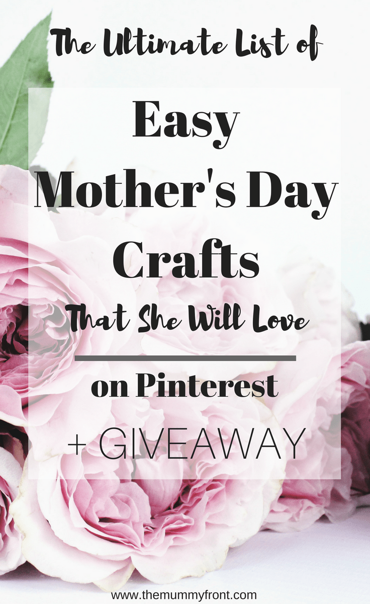 The Ultimate List of Easy Mothers Day Crafts On Pinterest | Mothers day | Kids Crafts