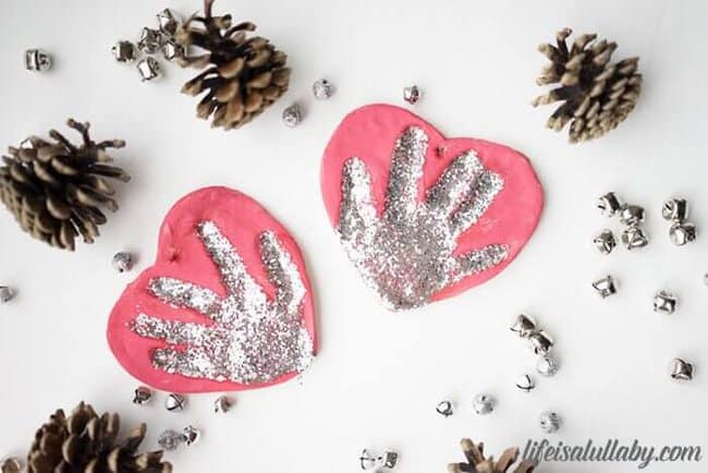 The Ultimate List of Easy Mother's Day Crafts on Pinterest that she ... Reindeer Handprint Ornament