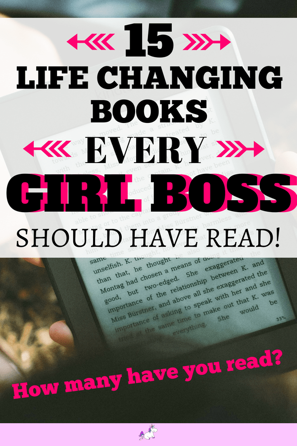 15 life changing books every girlboss should have read #selfdevelopment #readingbooks #girlboss #entrepeneur