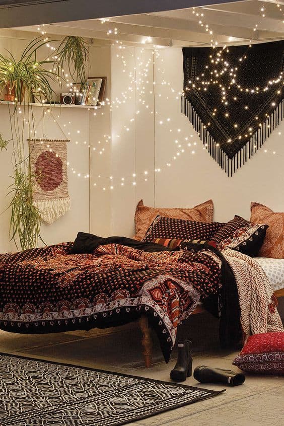 Bohemian Style Bedroom | Boho inspired home decor