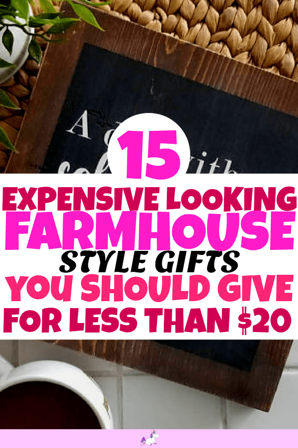 15 Stunning Farmhouse Style Gifts For Less Than $20 #giftideas #rustic #homedecor #home #decor #homedecoridea #homeideas #dreamhome #giftideas #rustichomedecor #farmhouse #farmhousehomedecor #housewarminggifts #housewarming #farmhousehomedecor #rustichomedecor #rusticfarmhousestyle #rusticfarmhousehomedecor #budgetgifts #homedecorbudget #gorgeousgifts