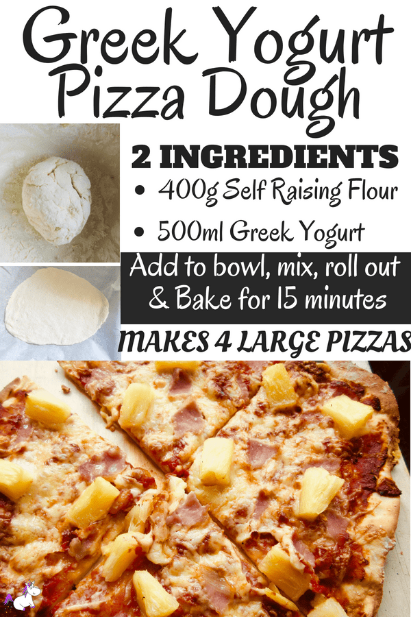 Quick & Easy Homemade Pizza Recipe With 2 Ingredient Dough #greekyogurtpizza #pizza #homemadepizza #2ingredientrecipes 