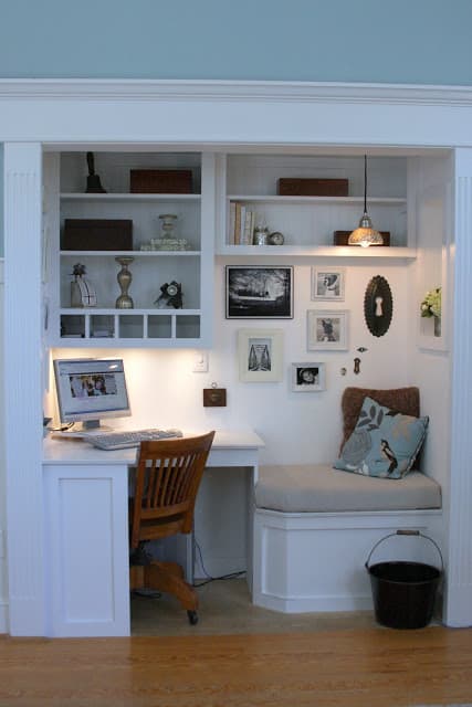 Small Home Office Ideas That Will Make You Want to Work Overtime #smallofficeideasforwork