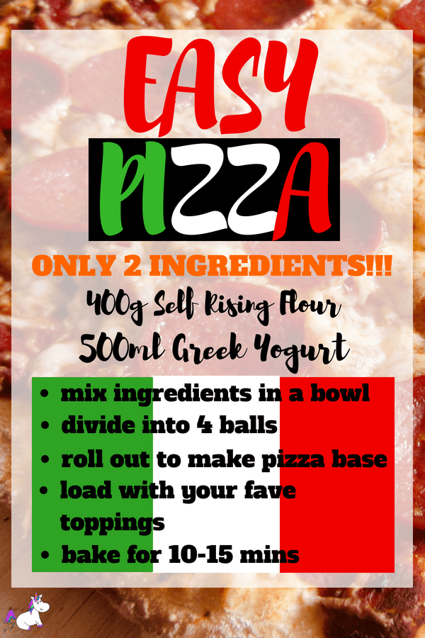 Homemade Pizza Recipe | With Foolproof 2 Ingredient Pizza Dough! #2ingredientrecipe #pizzadough #homemadepizzarecipe #bestpizzadough