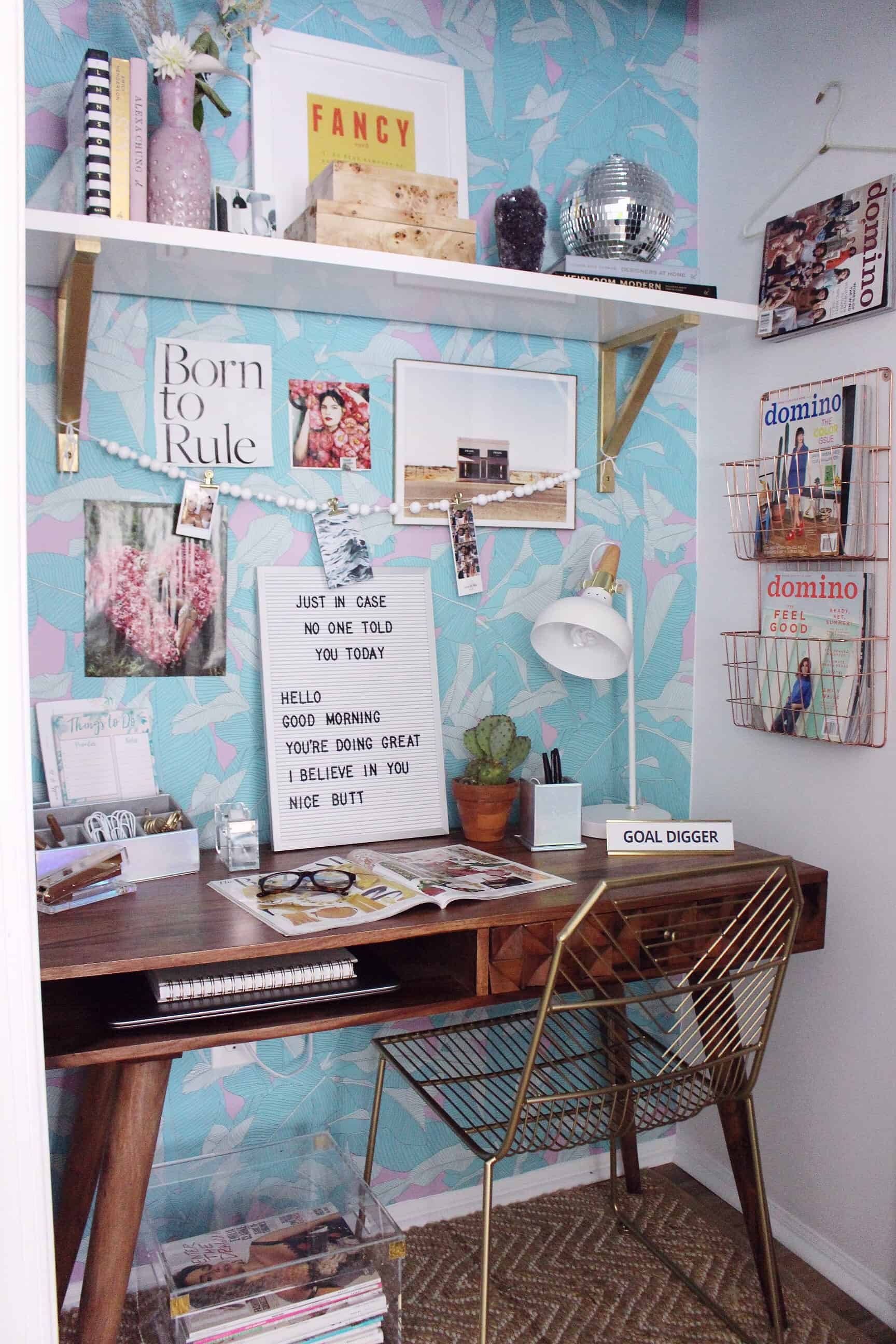 Small Home Office Ideas That Will Make You Want to Work Overtime #officenookinspiration