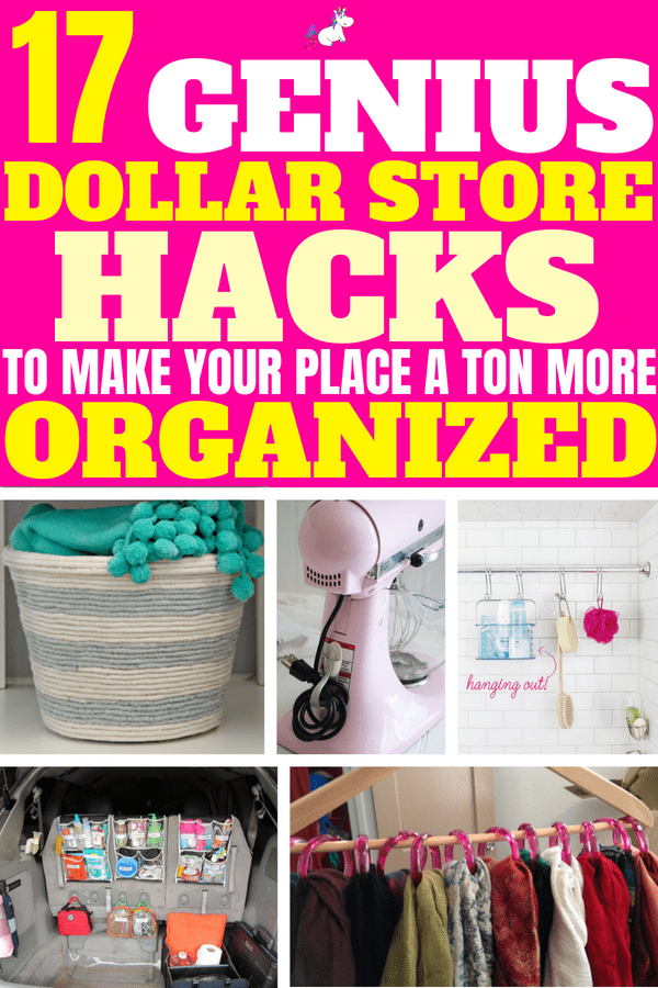17 Genius Dollar Store Hacks That You Really Should'nt Miss #dollarstorehacks #lifehacks #organizationhacks #moneysavingideas #homedecor