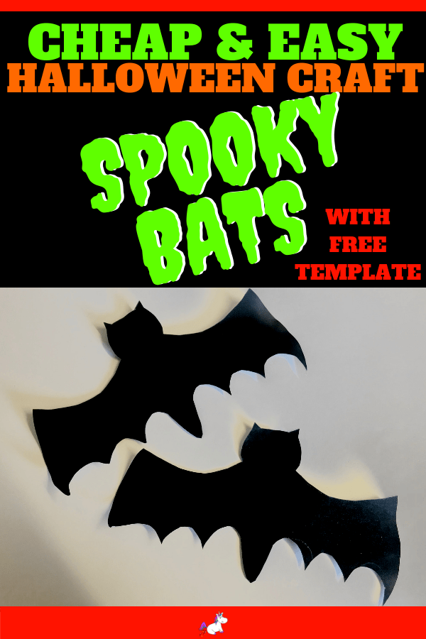 Easy Halloween Crafts ~ Cheap & Easy Spooky Bats Halloween Craft For Kids, Awesome Cheap Halloween Party Idea #halloweencrafts #easyhalloweencrafts #kidscrafts #kidsartsandcrafts #diyhalloweendecorations