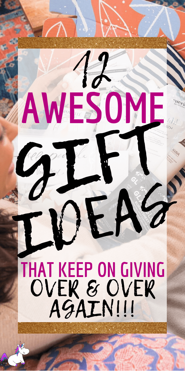 12 Awesome Gifts That Keep Giving All Year Long, Save money this christmas by giving thoughtful gifts that let people know how much you appreciate them. These gift ideas include something for everyone, so whether you're looking for gifts for mom, dad, siblings or children, this christmas gift guide has the perfect gift idea this year! via: https://themummyfront.com #giftsthatkeepgiving #christmasgifts #giftideas #bestgifts #giftsformom #giftsforher #giftsfordad #giftsforhim #usefulgifts #themummyfront.com