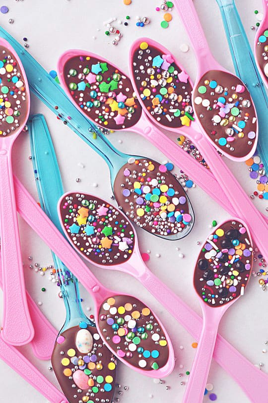 DIY Hot chocolate spoons