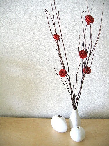Stunning artificial valentines roses