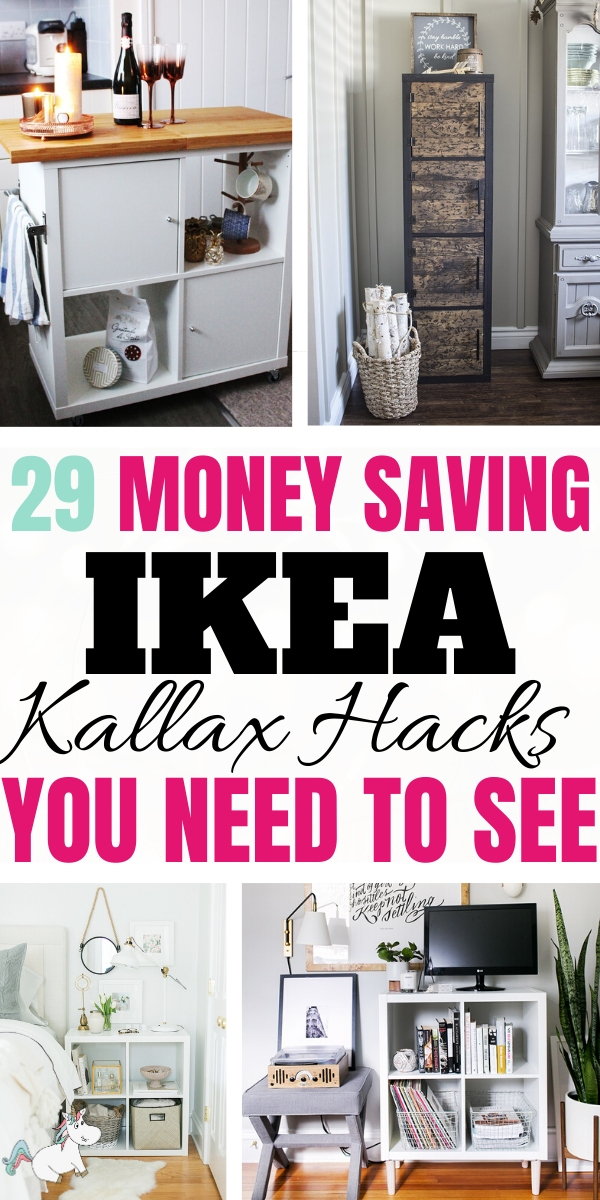 23 Ikea KALLAX Hacks You Need To Try In 2021  Estantería ikea kallax,  Estantería kallax, Estantes ikea