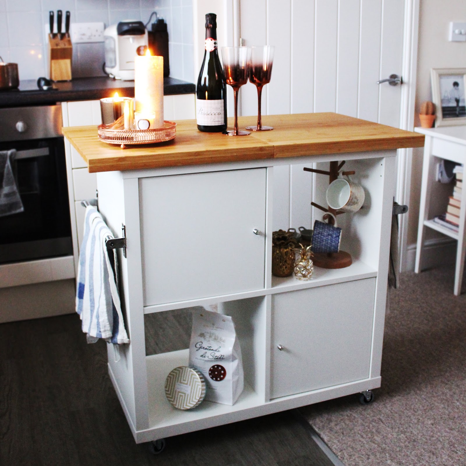 Kitchen Island Ikea Kallax Hack