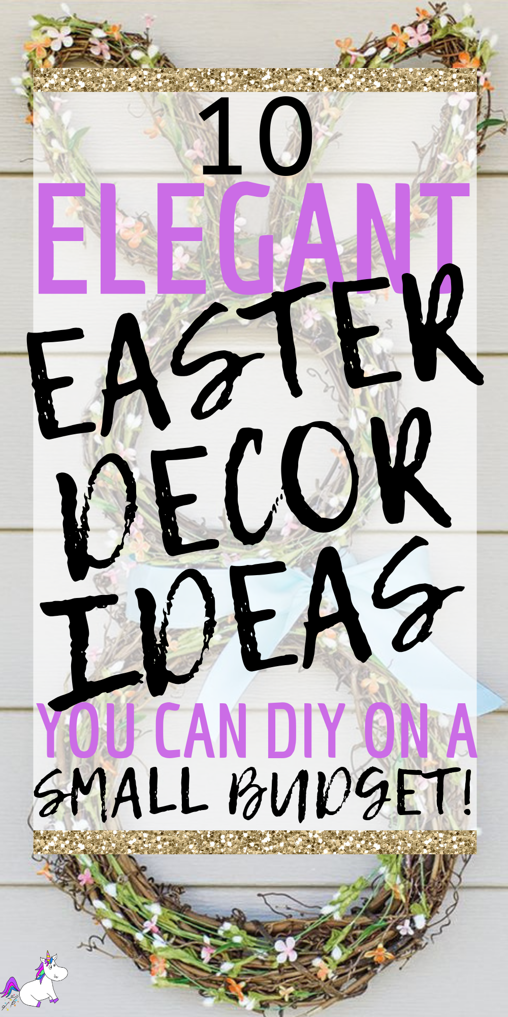 10 Stunning DIY Easter Decor Ideas You Can DIY On A Small Budget, If you're looking to decorate your home for Easter then give these easy Easter decorations You Can DIY this spring! #easterhomedecor #diyeasterdecor #springhomedecor #easterdiy #easterdecorations #easterdecor