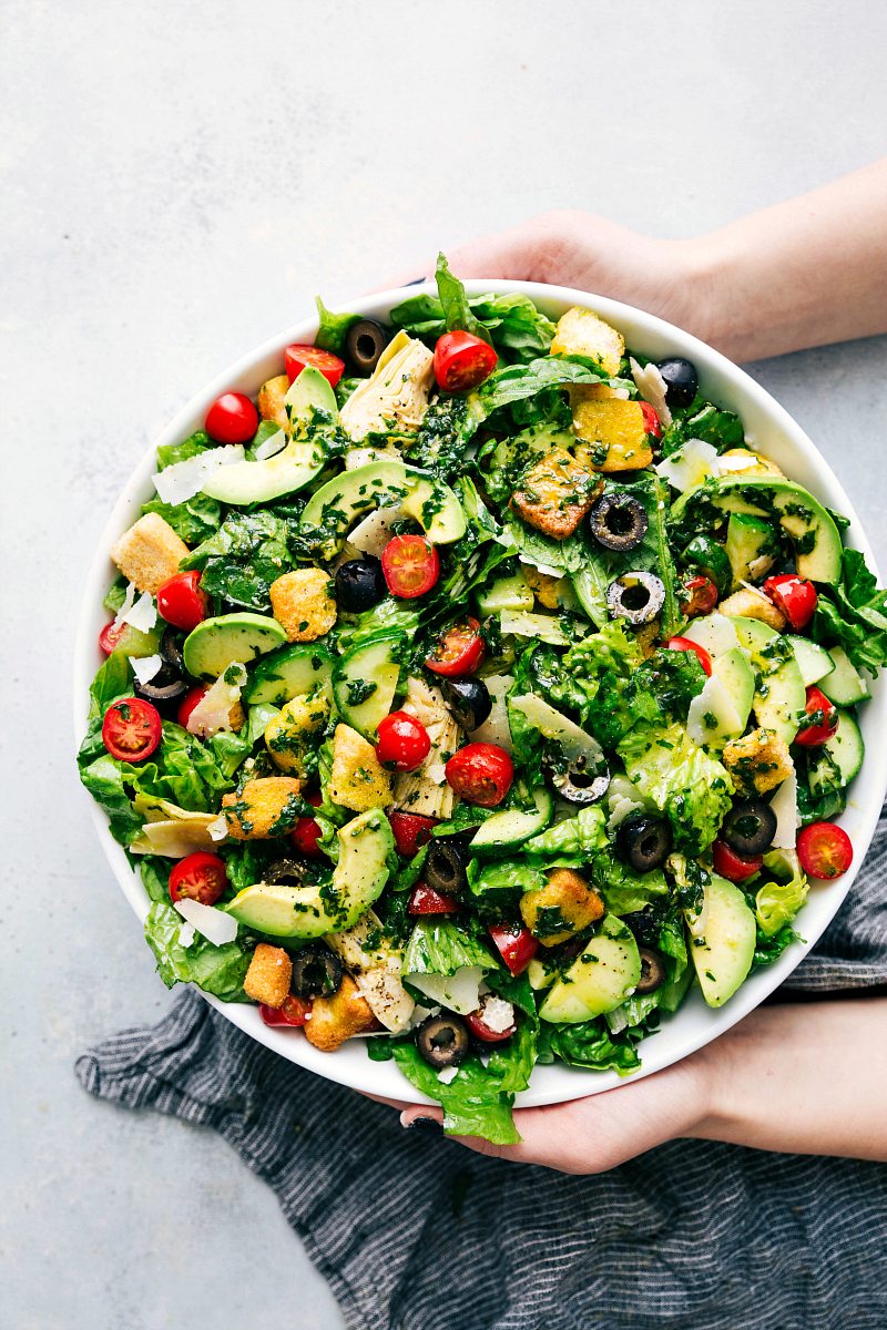 Your party guests will never want to leave when you serve up this delicious italian salad! The perfect food to serve on a hot summer day! 