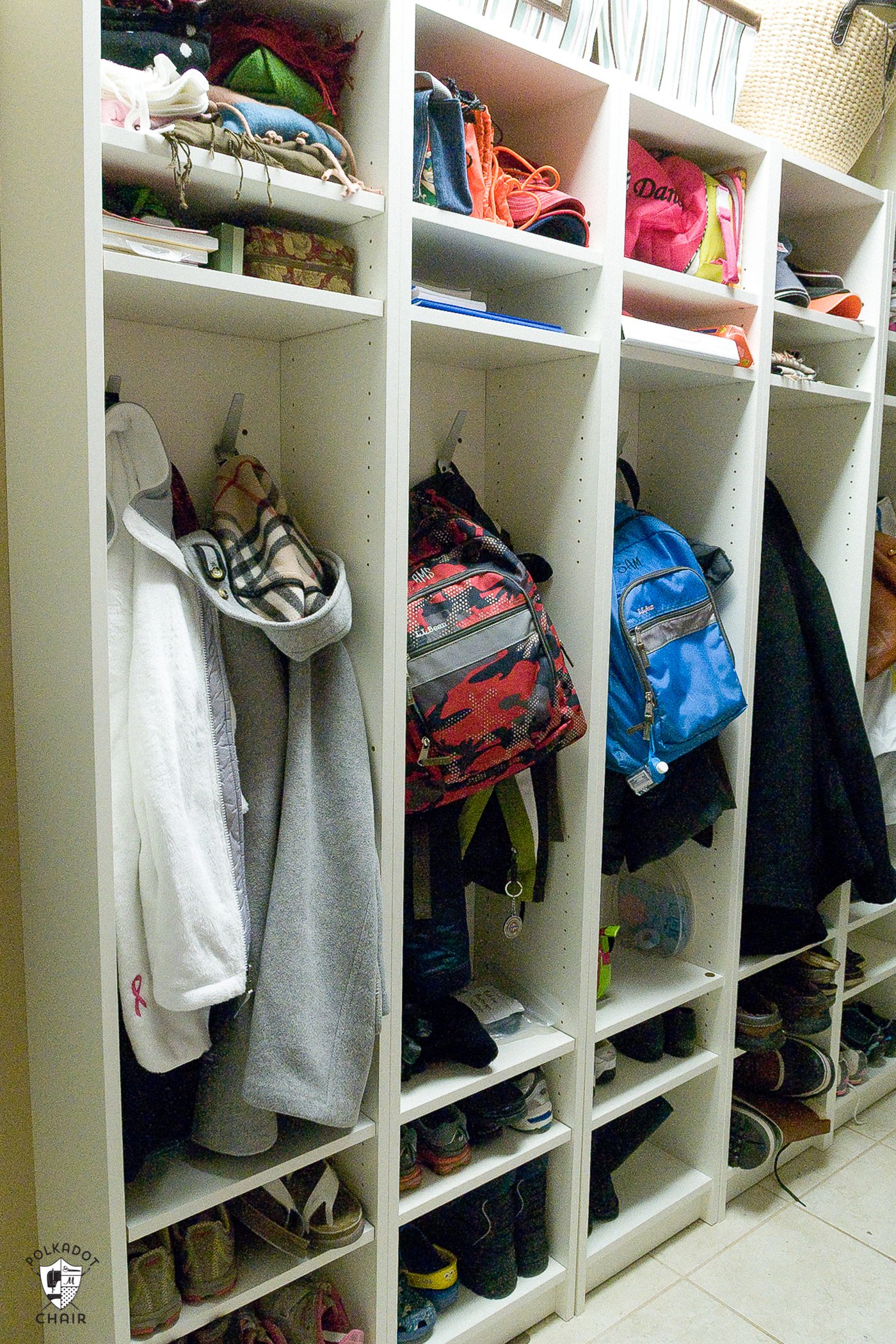 IKEA Hack: Billy Bookcase for purse storage! danceANmusic