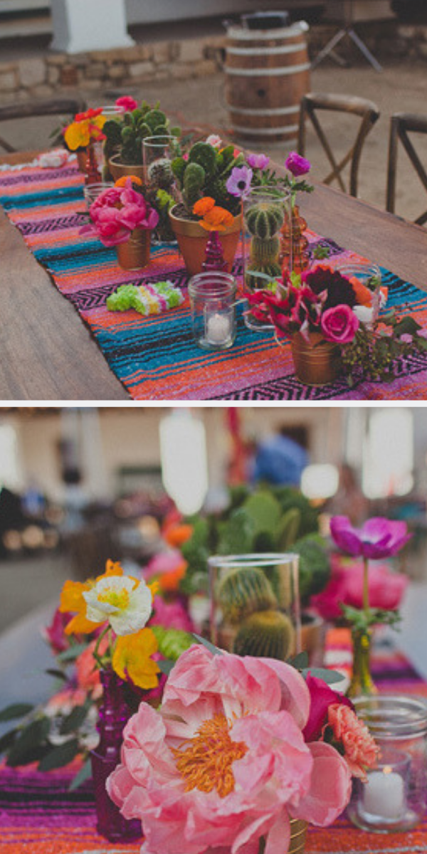 mexican themed party setting | Great summer party idea