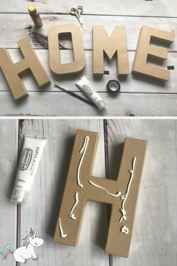 Cheap and Easy DIY Monogram Letters... A Brilliant Anthropologie Knockoff You Can Actually Do! These Monogram letters will be a great addition to your home decor or give them to someone you love as a great DIY Gift Idea!