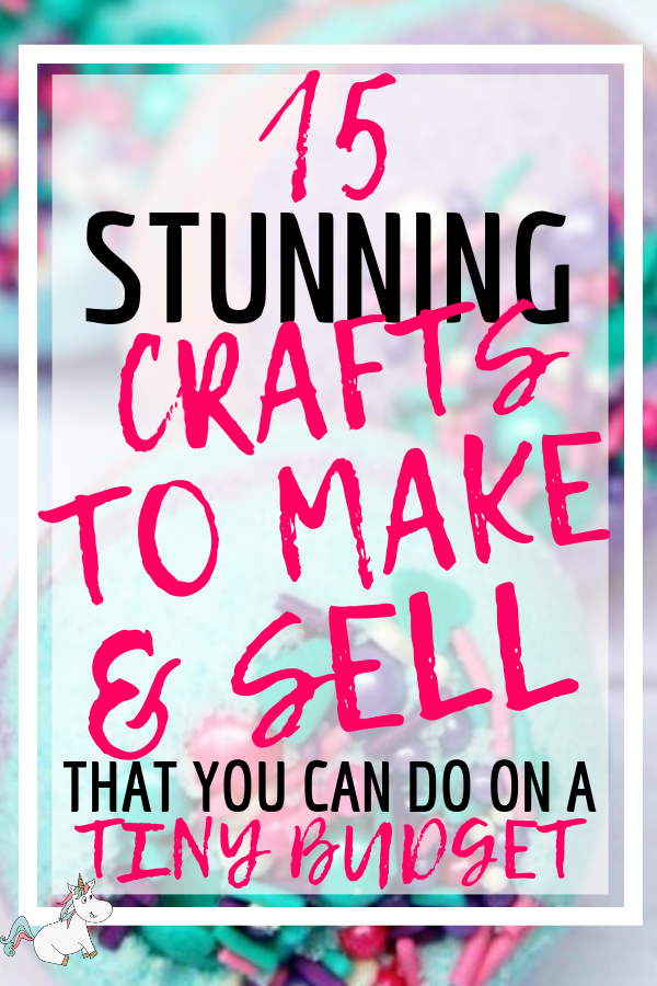 15 Stunning DIY Crafts That Sell! Perfect For Making Extra Cash! If you're wondering how to start a craft business from home & make some extra money then you'll love these easy crafts that you can make & sell for extra money... Click here to check them out! #themummyfront