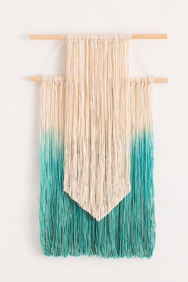 If you're looking for DIY crafts that sell then give this dip dye wall hanging a try