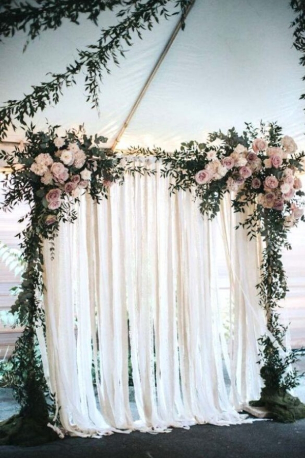 DIY Wedding backdrop