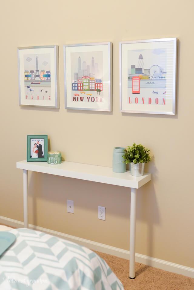 This narrow sideboard is one of the best Ikea entry hacks for small hallways