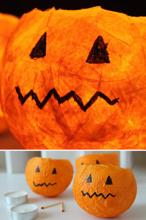 DIY Pumpkin Lanterns