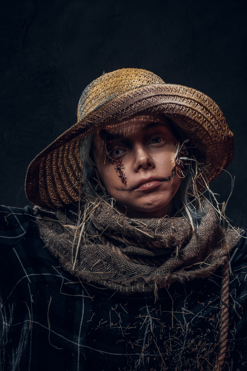 scary scarecrow makeup