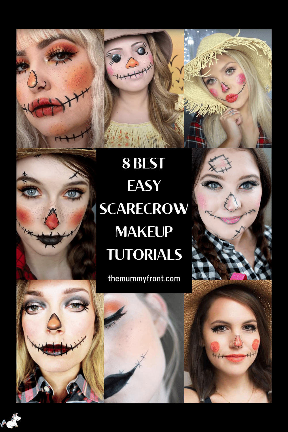 8 Easy Scarecrow Makeup Tutorials That Look Awesome The Mummy Front