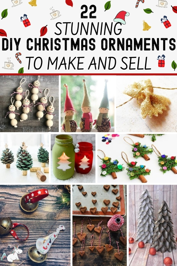 22 Easy Christmas Ornaments To Make and Sell (NEW FOR 2020