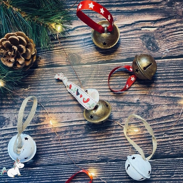 How to Make DIY Christmas Bells! The perfect handmade Christmas Tree Ornament