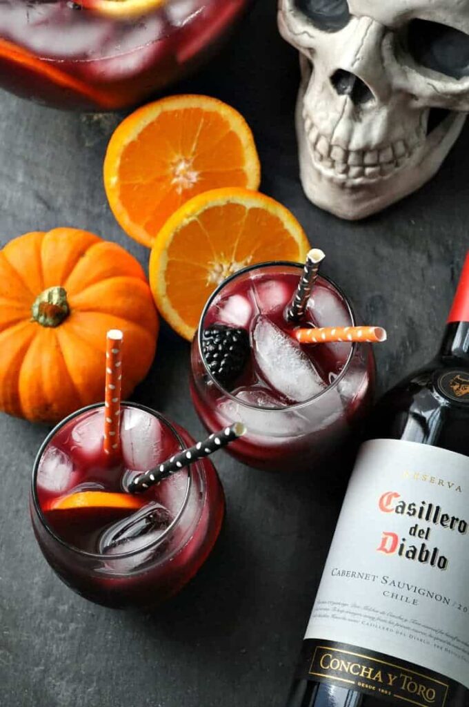 Halloween sangria