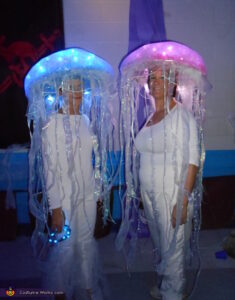 This Jellyfish costume is a great Halloween costume for women!