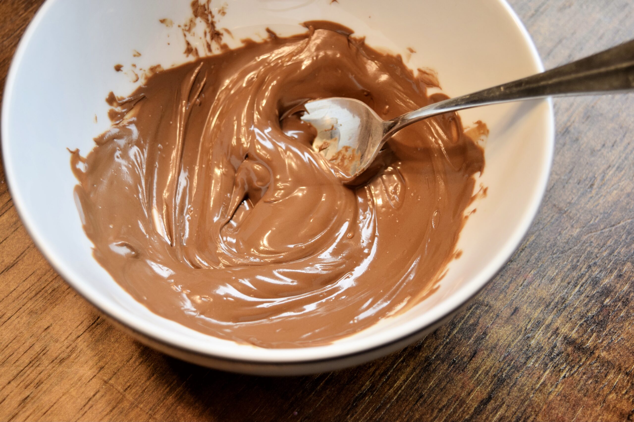 melt chocolate in bowl