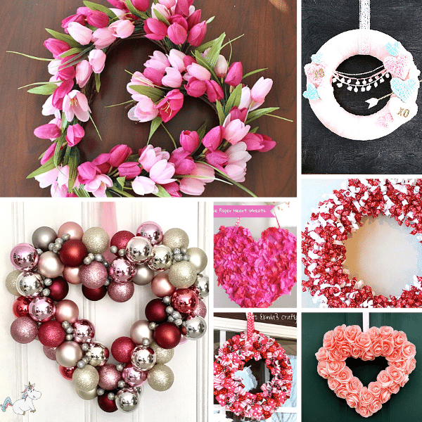 DIY Valentine wreaths you can make on a budget