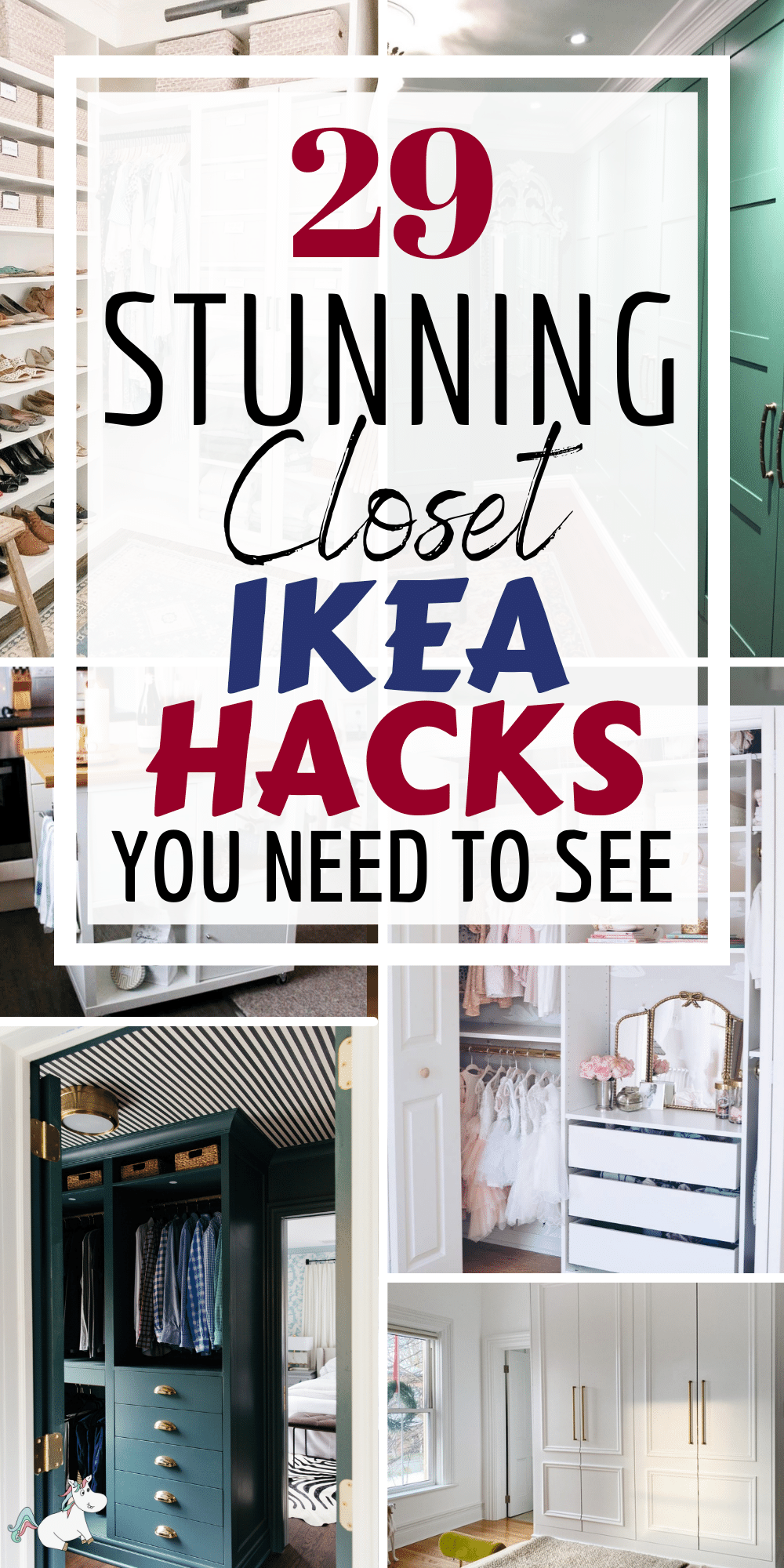 IKEA closet hacks are the perfect solution if you’re looking for a unique closet for your home that fits all your storage requirements. It can be really difficult to find an inexpensive storage solution that solves all your storage and organizing problems… That is until you discover IKEA closet hacks of course!