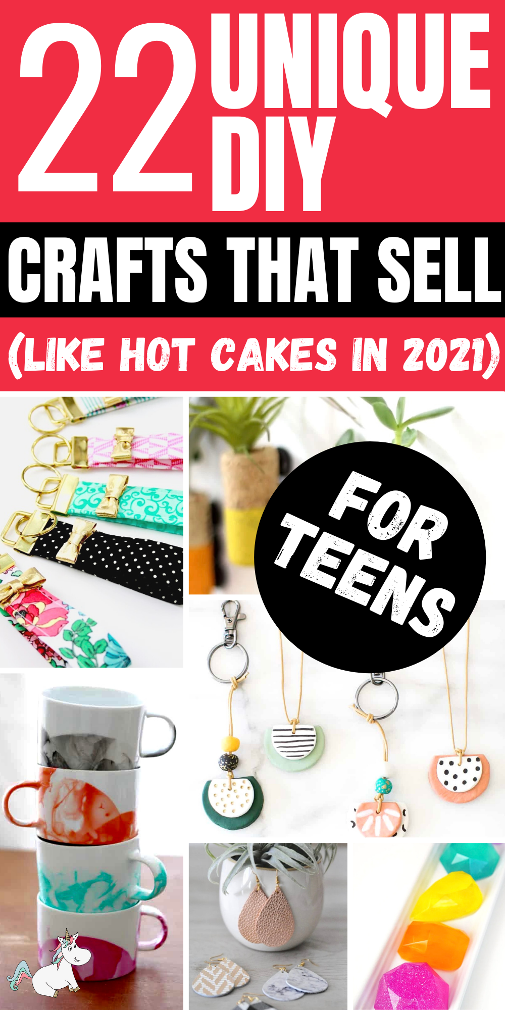 22 Creative Crafts For Teens To Make & Sell - The Mummy Front