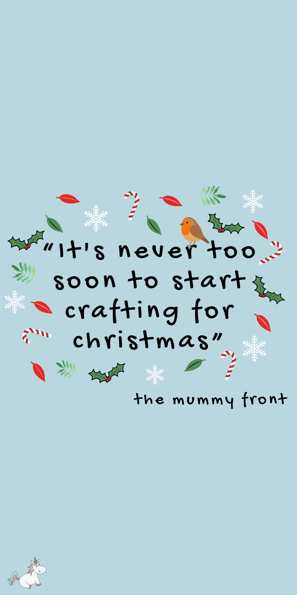 It's never to soon to start crafting for Christmas Quote