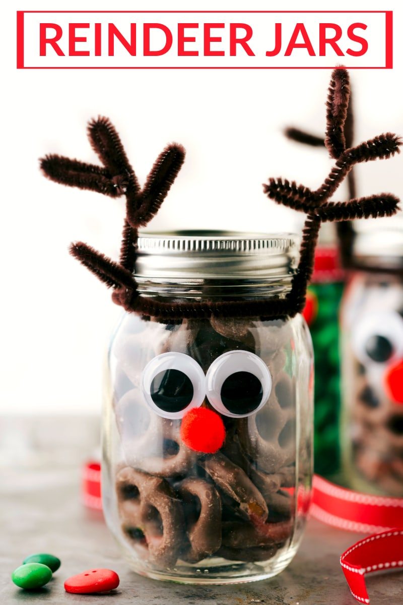 62 Mason Jar Christmas Crafts You Need To See! - The Mummy Front