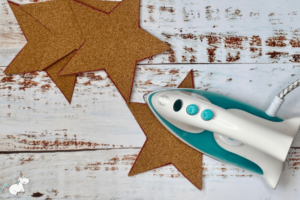 Flatten your cork sheets using a hot iron if you find they're curling up.