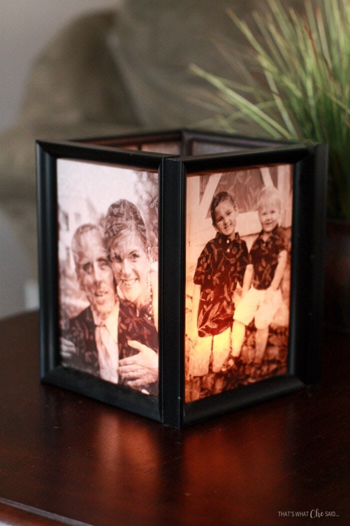 DIY Photo Luminaries