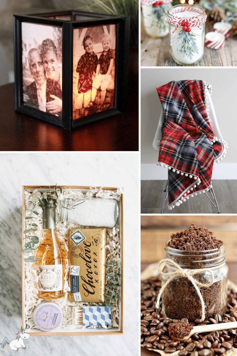 Selection of diy Christmas gifts ideas