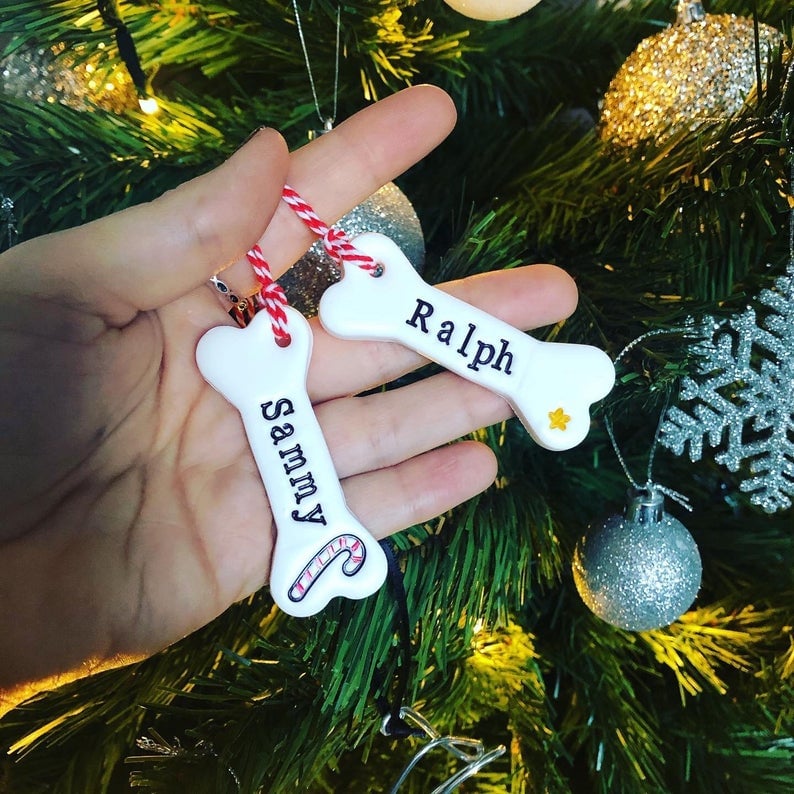 Dog Bone Christmas Ornaments To make and sell