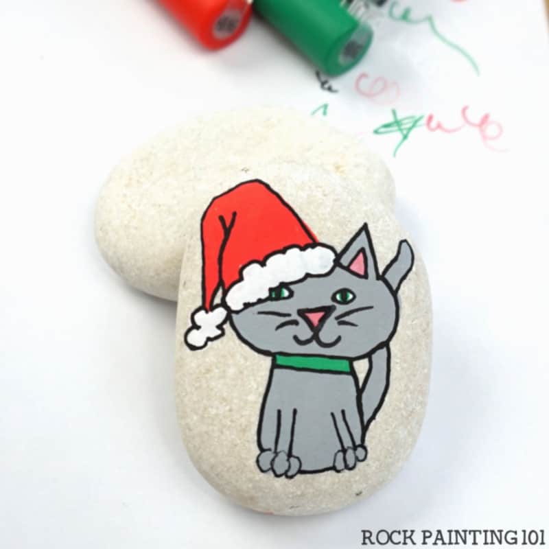 Kitty Rock Painting Tutorial
