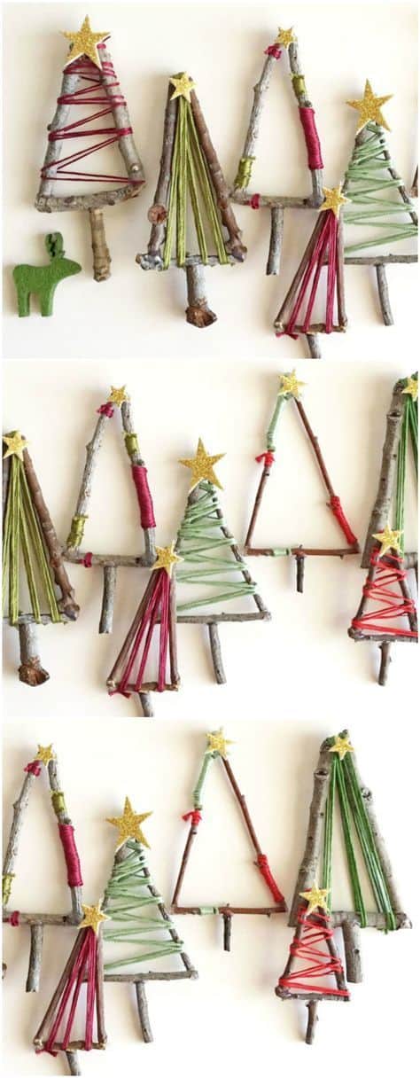 twig Christmas Trees