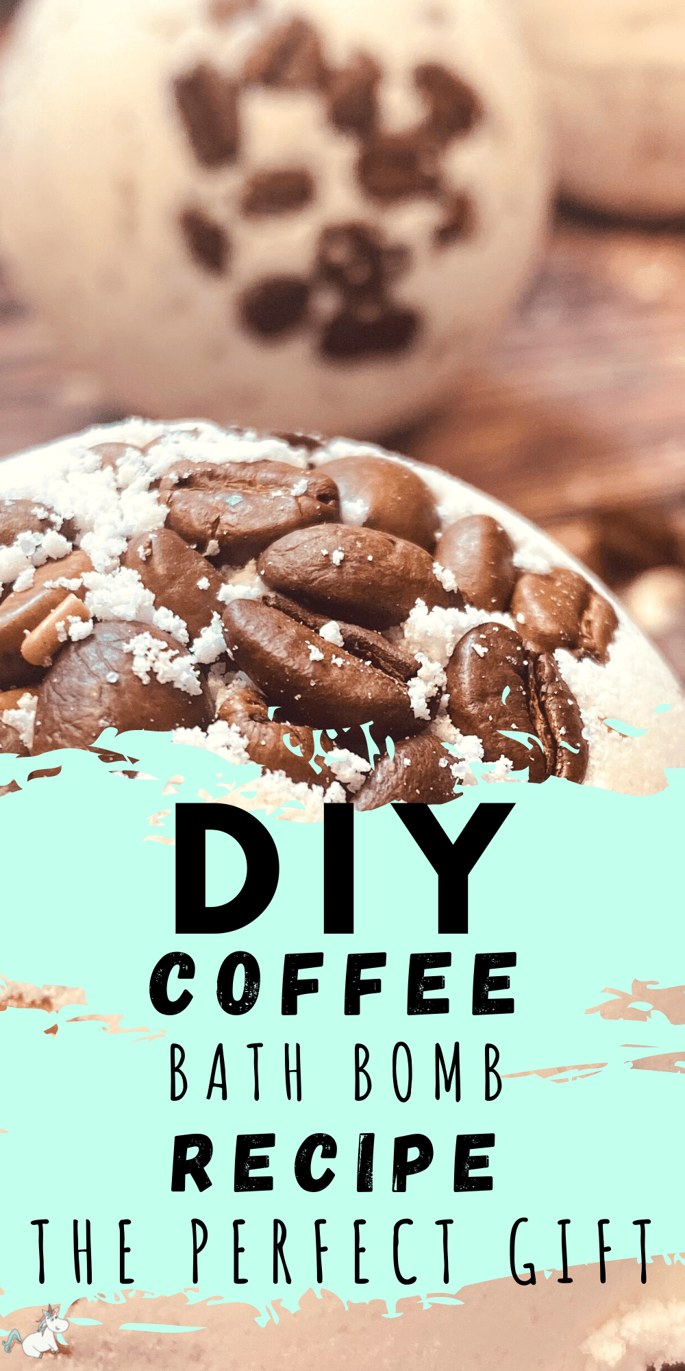 DIY Coffee Bath Bomb Recipe! The perfect handmade gift idea on a budget