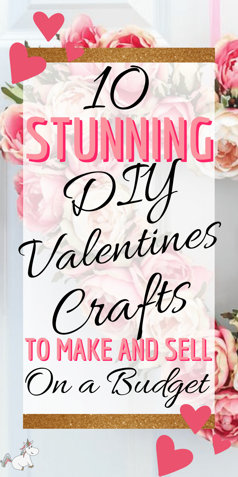 10 Stunning DIY Valentine's Crafts To Make and Sell On A Budget! Whether you're looking for Valentine's day gifts to sell or for popular Valentine's day decor ideas that you can sell for profit, we've got some wonderful easy crafts for you in this post! Selling crafts is a great way to make extra cash and the ideas we have for you are all popular sellers and trending crafts that can be sold online at Etsy or even at your local craft fairs!