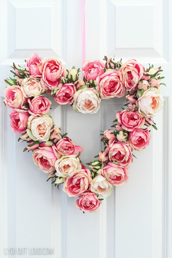 DIY Heart Wreath