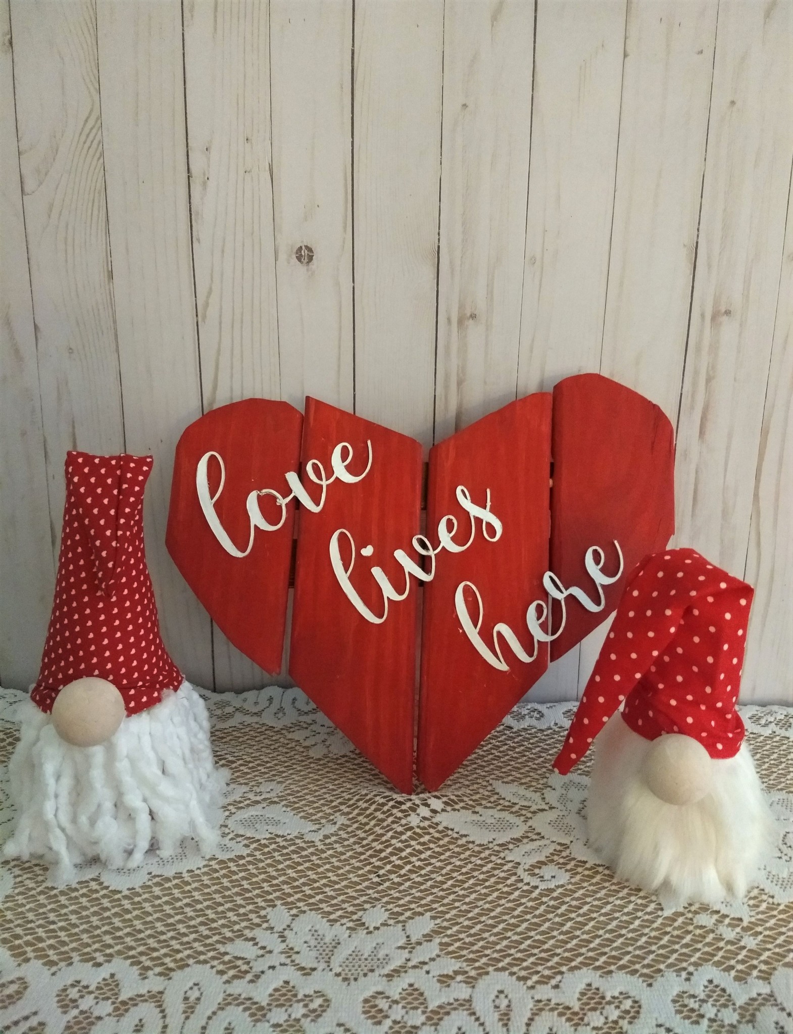 DIY Valentine's Day Gnomes are the perfect craft to make and sell